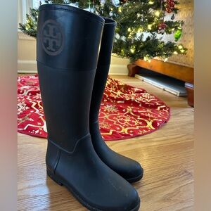 Tory Burch Black Tall Boots